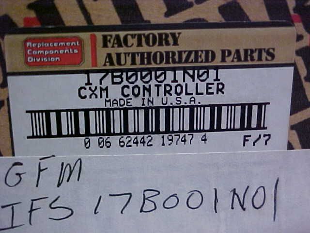 NIB 17B0001N01 CARRIER CXM CONTROLLER ZC 33  