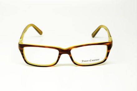 JUICY COUTURE DAYLIGHT 1D9 LAST RX GLASSES BROWN PLASTIC EYEGLASSES 