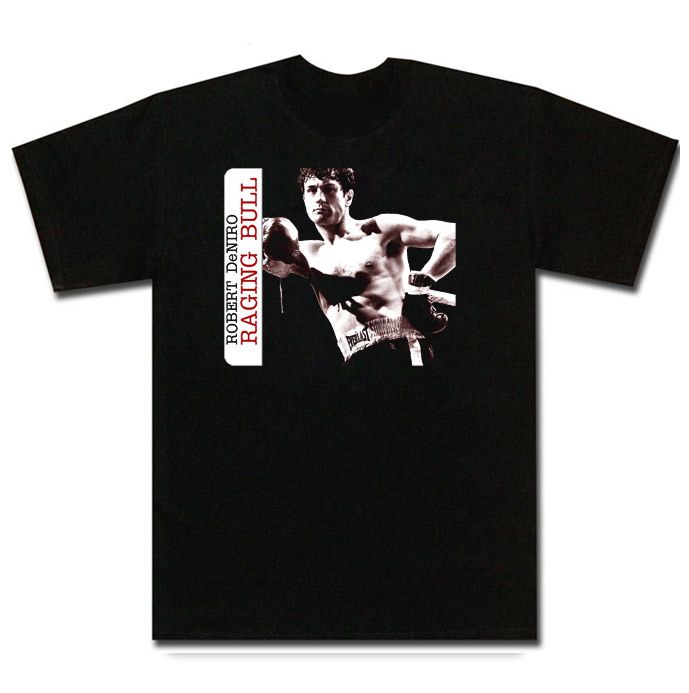 Raging Bull Robert Deniro T Shirt Black  