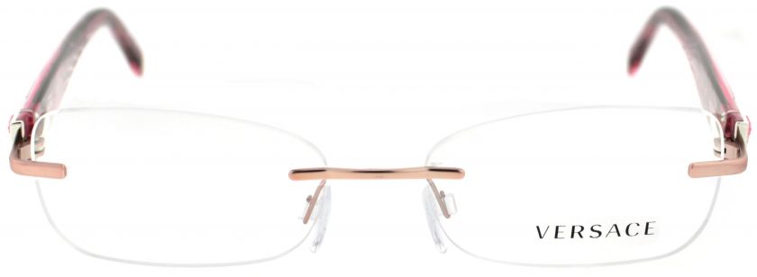   PINK 1286 WOMENS DESIGNER RIMLESS EYEGLASSES 51mm 725125717182  