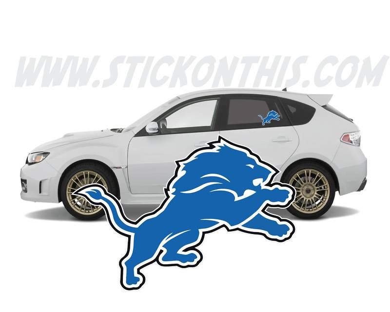 Detroit Lions NFL Vinyl Decal Stickers 5  