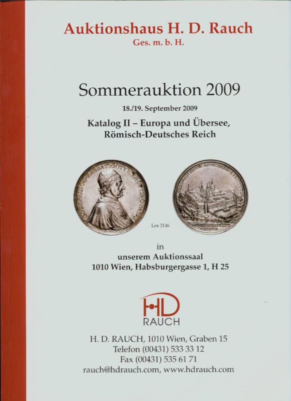 Rauch Catalog 2009 WORLD COINS AND MEDALS  