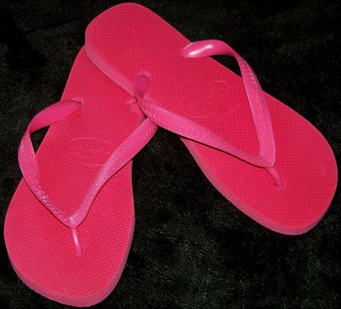 New Havaianas Pink Flip Flop Sandal Shoes 10 11  