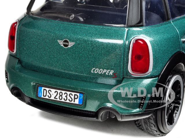 MINI COOPER S COUNTRYMAN OXFORD GREEN 1/24 DIECAST MODEL CAR BY 