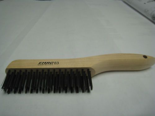 OSBORN/EMRO SHOE HANDLE SCRATCH BRUSH # 83 MADE IN USA  