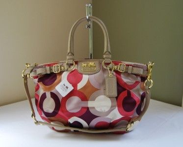 298 Coach 18636 Madison Graphic Op Art Sophia  