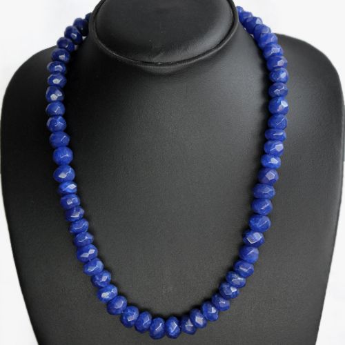 FINEST TOP CLASS EVER 389.00 CARAT NATURAL FACETED BLUE SAPPHIRE BEADS 