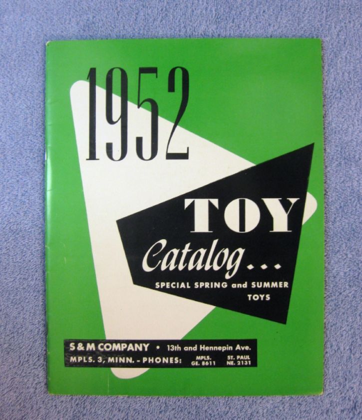   Vintage S&M TOY CATALOG   Structo, Ny Lint, Hubley, Daisy & Kilgore