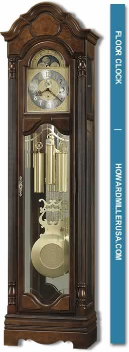   Grandfather floor Clock cherry finish  Korben 020867111848  