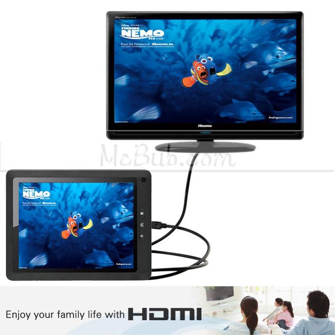 HDMI output want to share HD video with your family? you just need 