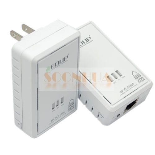   Ethernet Network Extender Over Homeplug Powerline Adapter Bridge