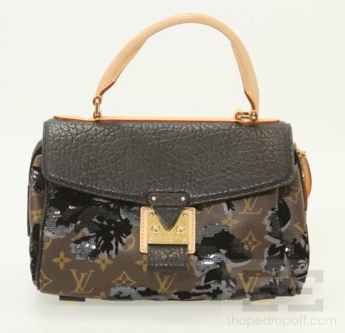   Vuitton FW 2010 Collection Fleur de Jais Carrousel Bag, NEW, RARE