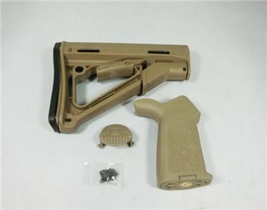 CA Magpul MOE FDE Stock Drop In .223 Pistol Rifle Grip Dark Earth M4 