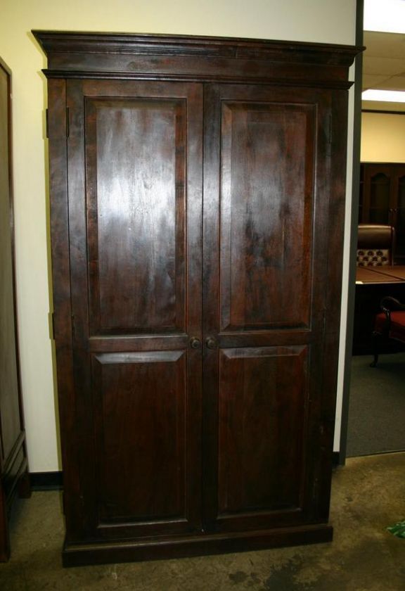 Hidden armoire chest computer desk drawer cabinet  