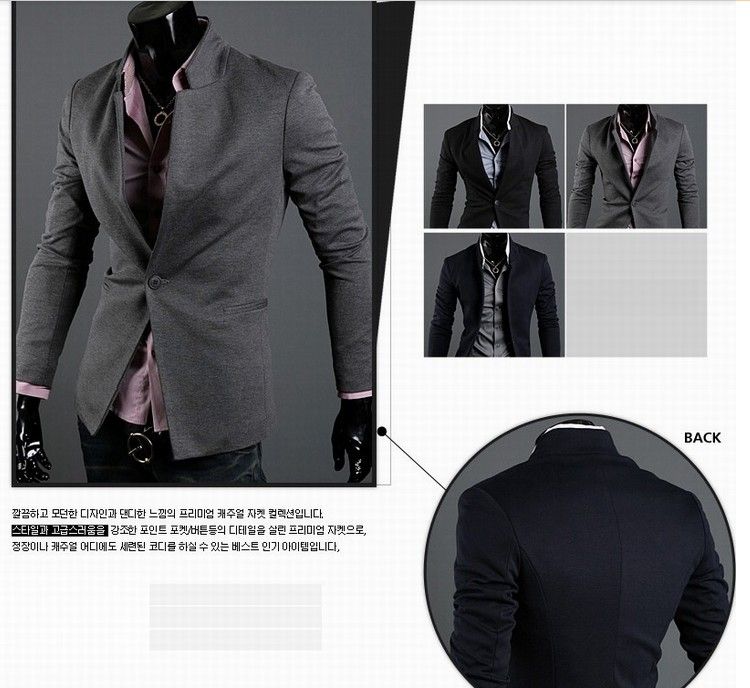 Unique New Roma Suit Mens Stylish One Button Slim Fit Jacket Suit Free 