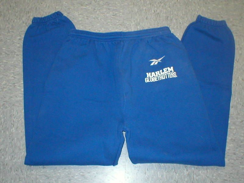 HARLEM GLOBETROTTERS TEAM PRACTICE SWEAT PANTS NEW  