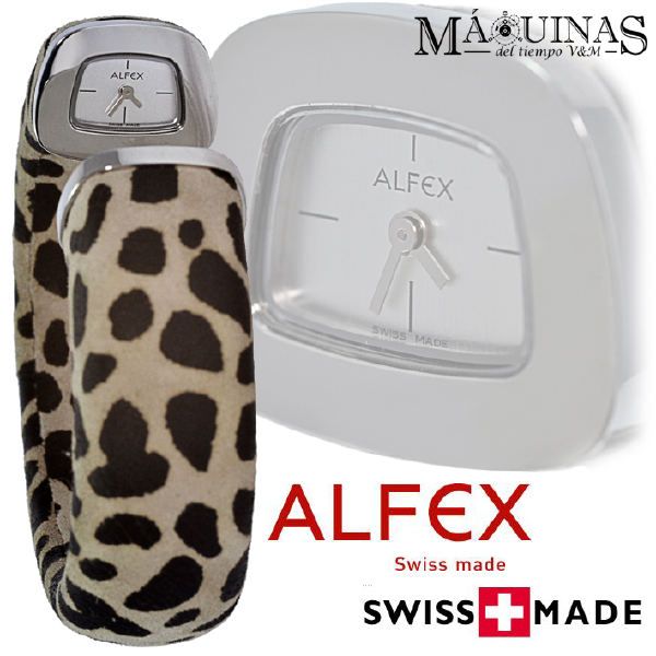 RELOJ BRAZALETE ALFEX SWISS MADE 5553/199 D.G PVP235€  