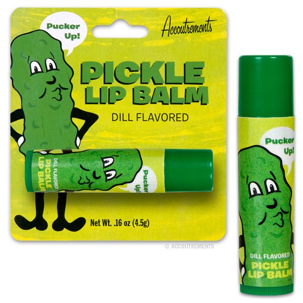 PICKLE LIP BALM, DILL, GHERKIN, FUN STUFF  