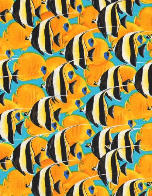 Timeless Treasures Ocean Beach Quilt Fabric Fat Quarter  