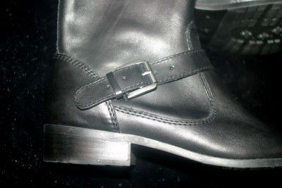 NEW IN BOX LEATHER BANDOLINO BOOTS low heel zip side CLASSIC CHIC 