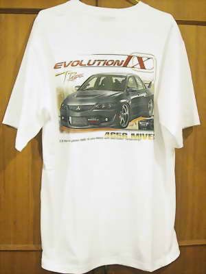 EVO 9 TR jdm lancer 4G63 Car T Shirt 4WD MIT007 MIT008  