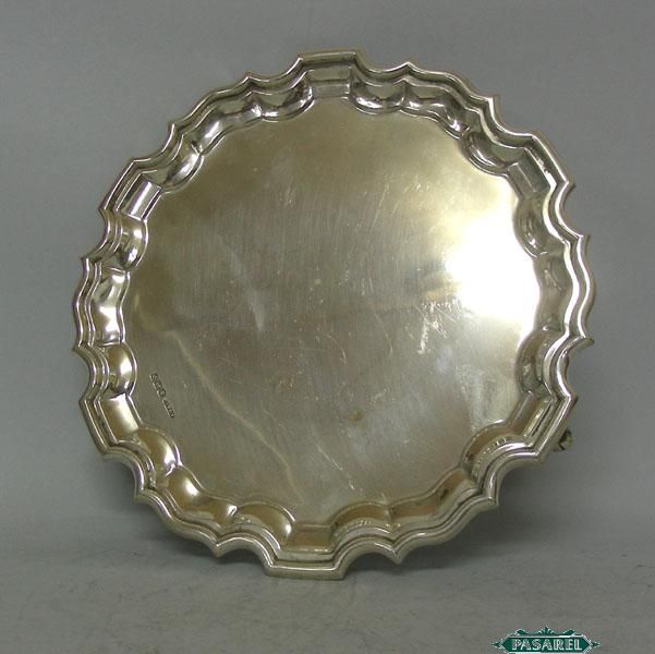 Sterling Silver Salver Harrison Fisher Sheffield 1934  