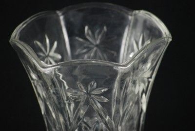 Early American Prescut Star of David Flower Vase  