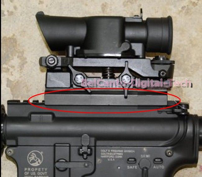 Weaver / Picatinny Adapter for L9A1 SUSAT Rifle Scope  