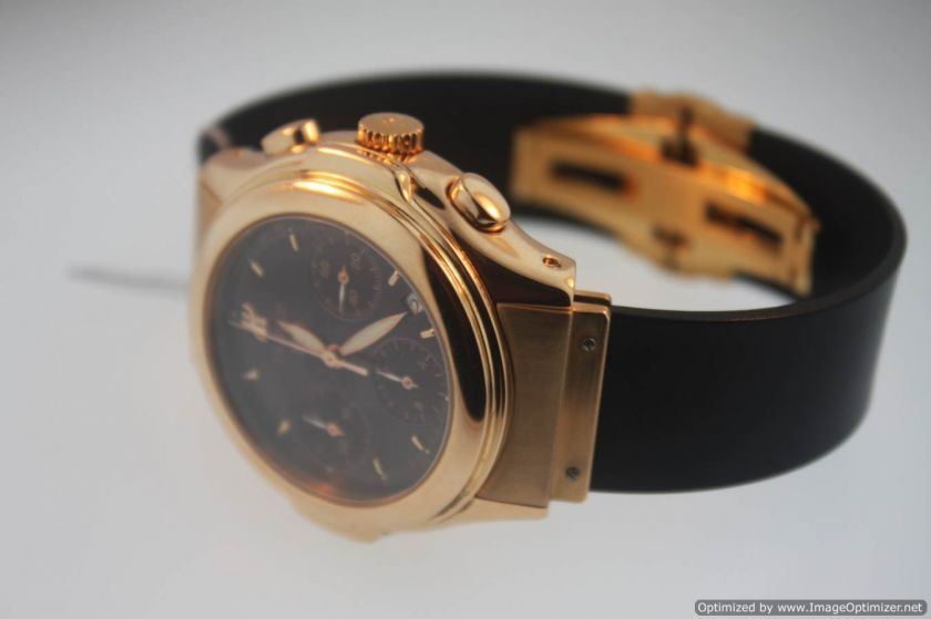 HUBLOT MDM 18K ROSE GOLD CHRONOGRAPH MENS WATCH  