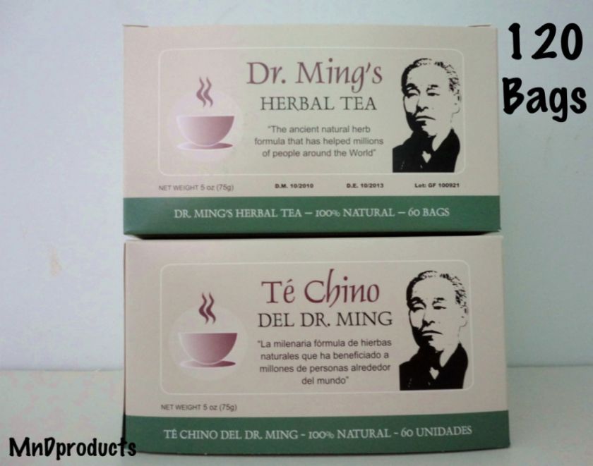 TE CHINO DEL DR.MING *120 BAGS*  