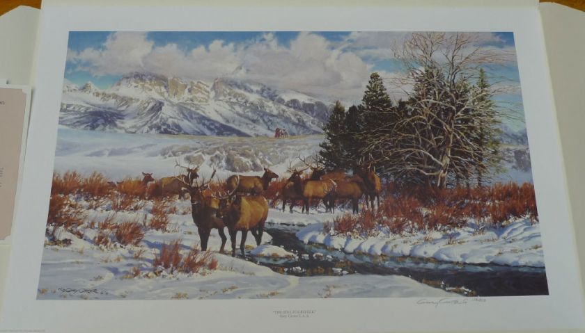 Gary Carter Six Legged Elk 158/850 LE Print COA  