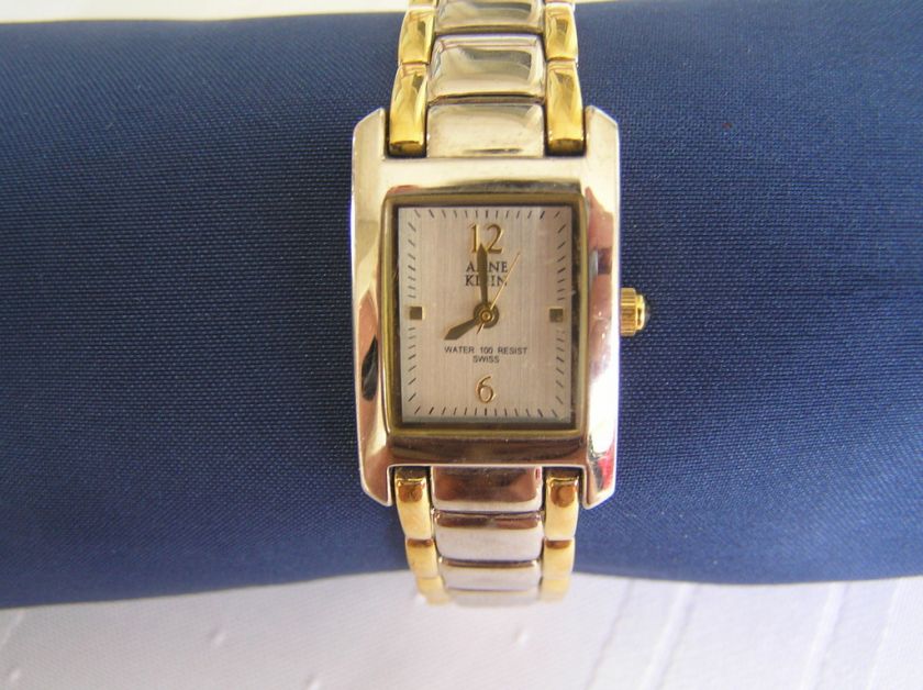 Anne Klein~Womens Watch~Water Resistant~7535 Swiss Mvm  