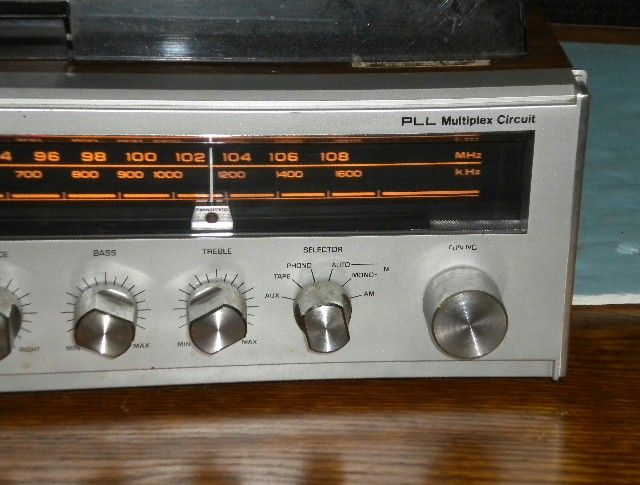 Panasonic SE 3160D Stereo Eight 8 Track AM/FM Receiver w/ Turntable 