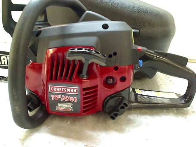 CRAFTSMAN 18IN GAS CHAINSAW 42 CC 35190 GASOLINE CHAIN SAW  