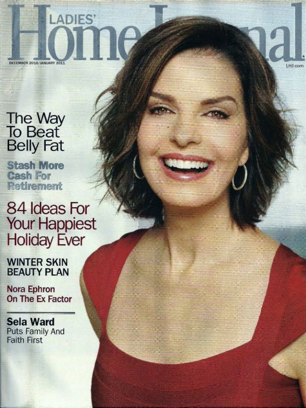 LADIES HOME JOURNAL DEC 10/JAN 2011 SELA WARD    