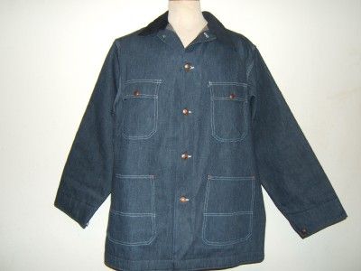 1970s Brand New JC Penney BIG MAC Lined Denim Chore Barn Jacket 70s 