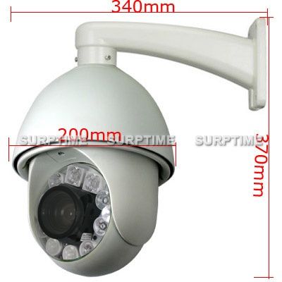   27X Optical Zoom Auto Tracking Outdoor Security PTZ Dome Camera  