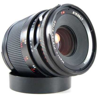 Hasselblad Macro Planar 120mm f4.0 CF T* Lens with front and rear 