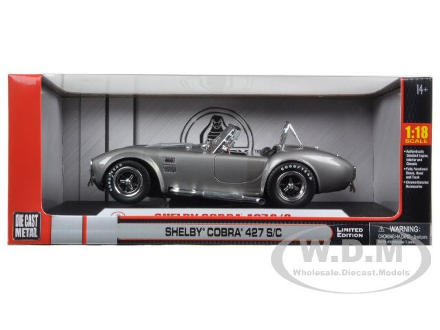 Brand new 118 scale diecast model car of 1965 Shelby Cobra 427 SC 