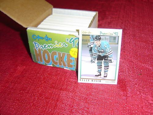 1992 O Pee Chee Premier NHL Hockey Complete Set Mint  