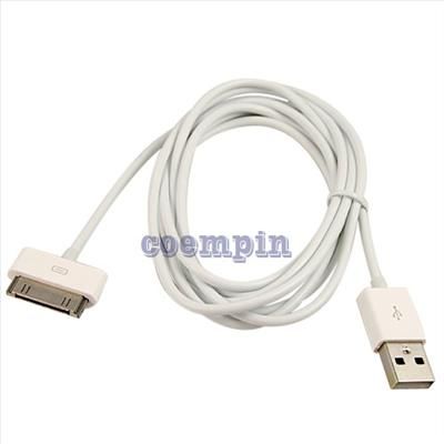   30 pin Dock Connector Supports USB 1.1 and 2.0 and maximum data