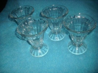 Vintage Libby Soda Fountain Ice Cream / Parfait / SUNDAE DISHES Cups 