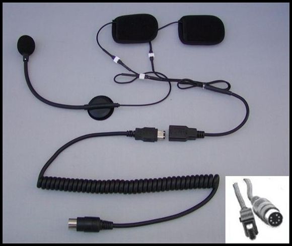 IMC HS H130 OPEN FACE HELMET HEADSET FOR 7 PIN SYSTEMS  