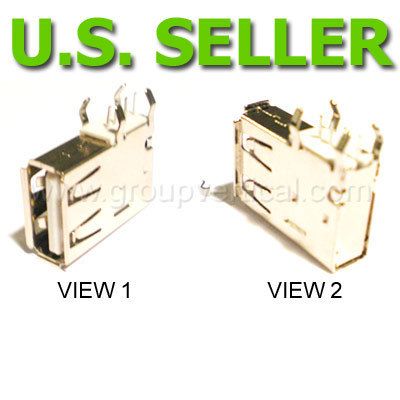 New USB 2.0 Female Connector/Socket/Plug Board Solder  