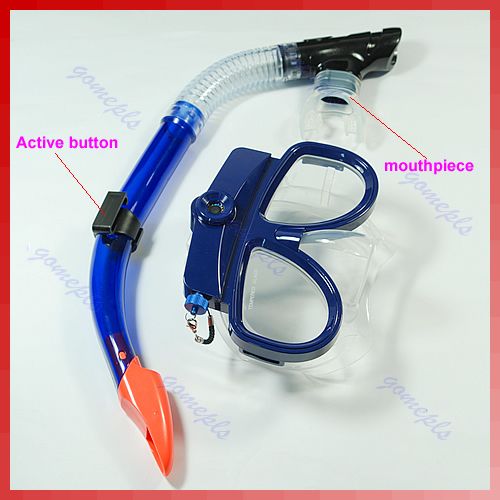 4GB 30M Underwater Diving Mask DVR Camera With Snorkel  