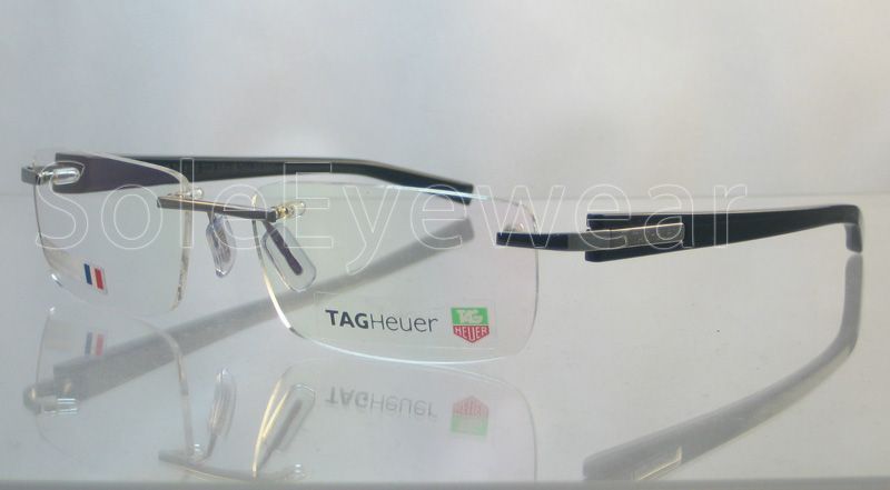 New Tag Heuer Rimless Trends 8106 002 55 18 Eyeglasses  