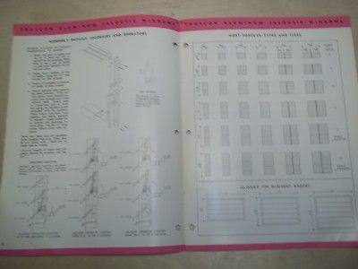 trade catalog put out by Truscon featuring Aluminum Jalousie Windows 