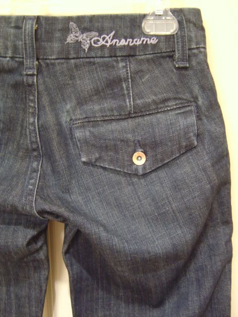 Anoname Dark Wash Trouser Jean Shorts NWT $85  