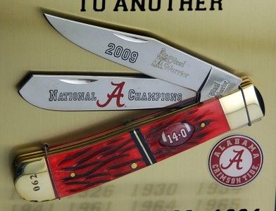 Alabama Crimson Tide 2009 BCS National Champions Knife Trapper 
