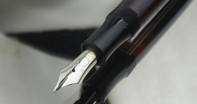 Vintage MONTBLANC n° 234 /12 G p.f. gold nib OM 1948 c. black  